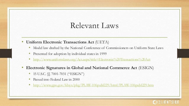 uniform electronic transactions act real estate